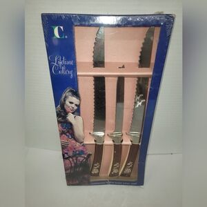 Lifetime Cutlery New Old Stock Mid Century Knife Set